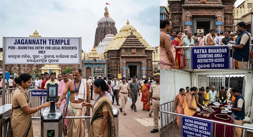 Biometric Entry for Puri Residents at Jagannath Temple Soon; Ratna Bhandar Counting to Resume